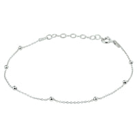 vDam Armband Bolletjes 2,0 Mm 16 + 3 Cm Zilver Gerhodineerd 1330905