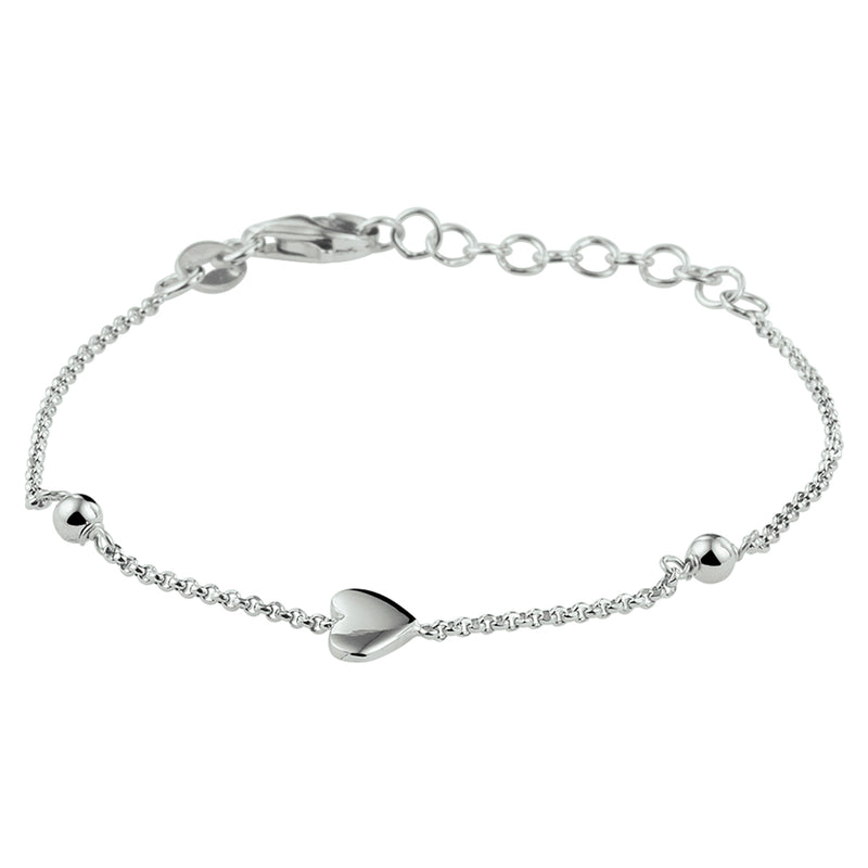 vDam Armband Hart Zilver Gerhodineerd 1329641