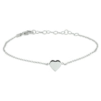 vDam Armband Hart Zilver Gerhodineerd 1329777