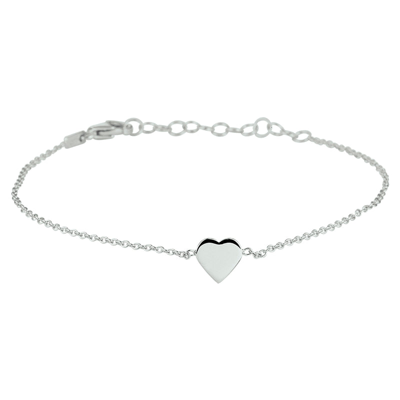 vDam Armband Hart Zilver Gerhodineerd 1329777