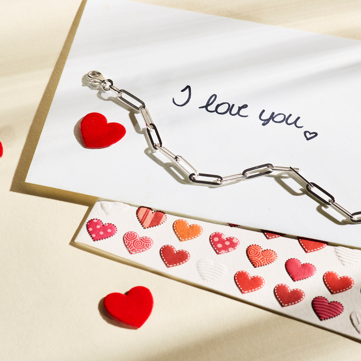 vDam Armband Paperclip Vierkante Buis 5,0 Mm 19cm Cm Zilver Gerhodineerd 1330167  19cm