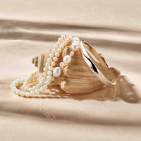 vDam Armband Parels 17cm + 3 Cm Zilver Gerhodineerd 1336006  17cm