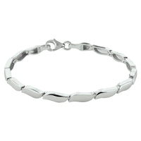 vDam Armband Poli/mat 4,3 Mm 19 Cm Zilver Gerhodineerd 1331936