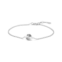 vDam Armband Rondje Gediamanteerd 16,5 - 17,5 - 18,5 Cm Zilver Gerhodineerd 1334629