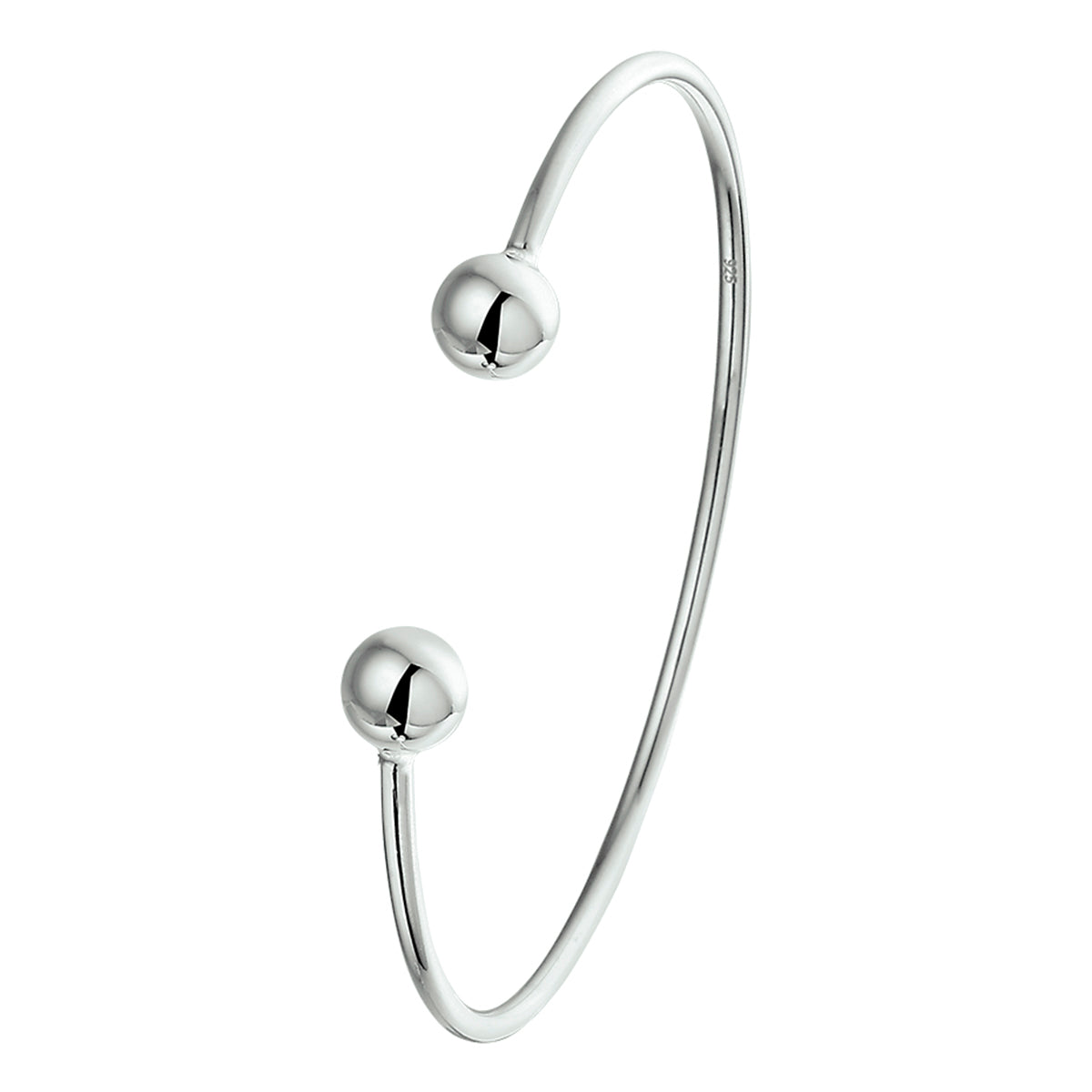 vDam Armband Spang 7 X 60 Mm Zilver Gerhodineerd 1325811