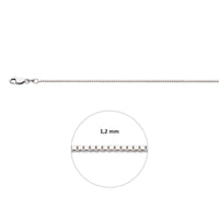 vDam Armband Venetiaans 1,3 Mm 19cm + 2 Cm (heren Lengte) Zilver Gerhodineerd 1337791  19cm