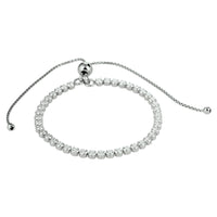 vDam Armband Zirkonia 14 - 27 Cm Zilver Gerhodineerd 1330500