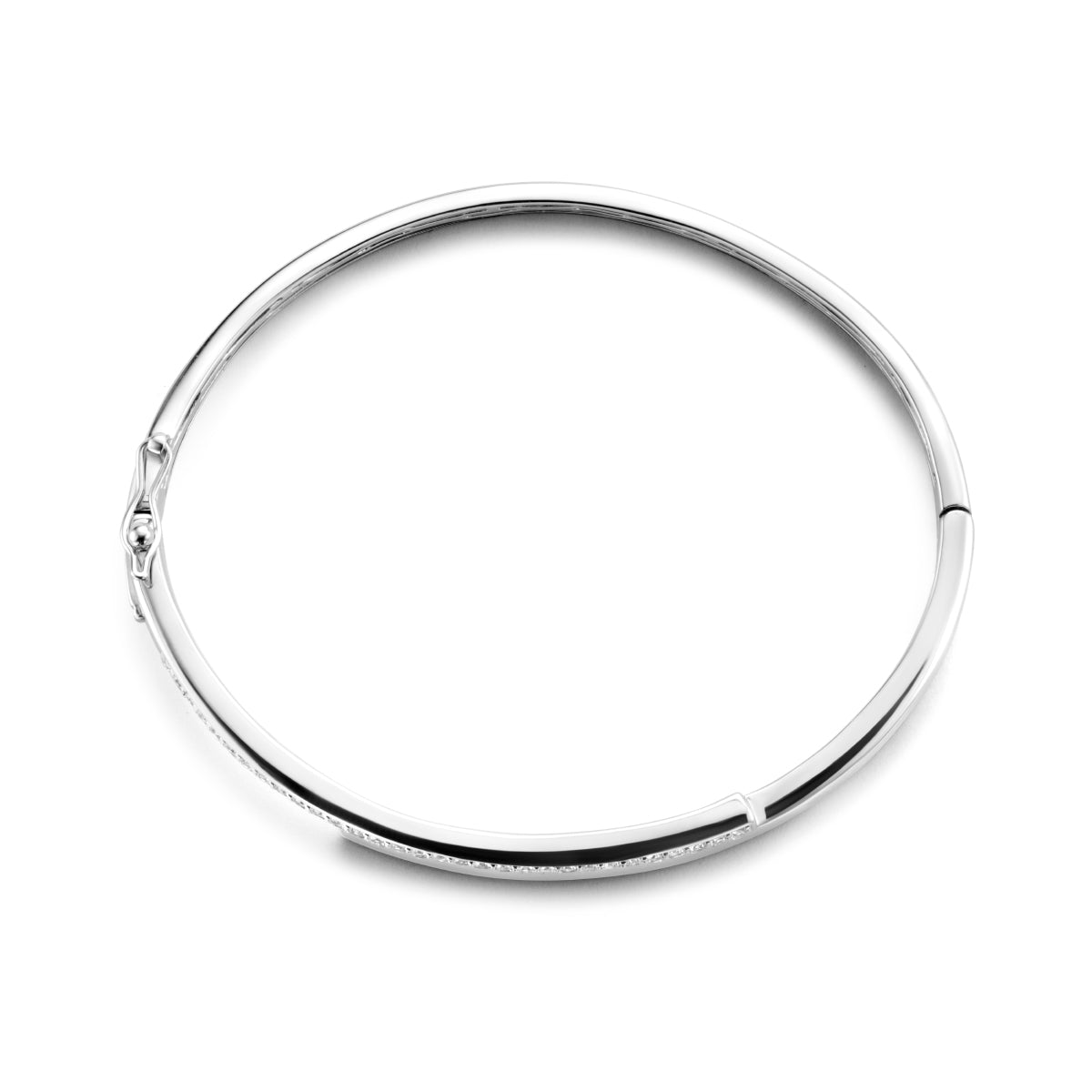 vDam Bangle Zirkonia 9,5 X 61 Mm Zilver Gerhodineerd 1334906