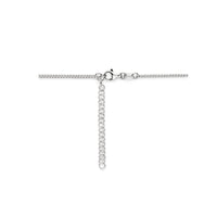 vDam Combi-collier Gourmette En Paperclip 3,6 Mm 40cm + 5 Cm Zilver Gerhodineerd 1338551  40cm