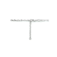 vDam Combi-collier Schakels 2,5 Mm 41cm + 4 Cm Zilver Gerhodineerd 1334047  41cm