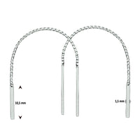 vDam Doortrekoorbellen Balkje Zilver Gerhodineerd 1328130