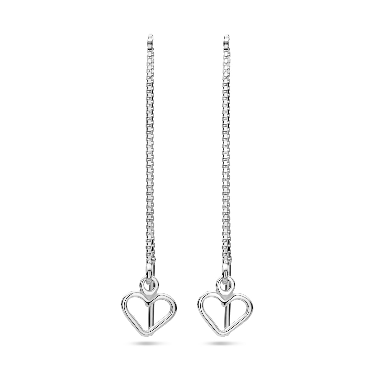 vDam Doortrekoorbellen Hart Zilver Gerhodineerd 1338622