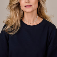 vDam Dubbel Gourmette 4,8 Mm Zilver Gerhodineerd 1337751  42cm