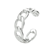 vDam Earcuff Schakel Zilver Gerhodineerd 1334223