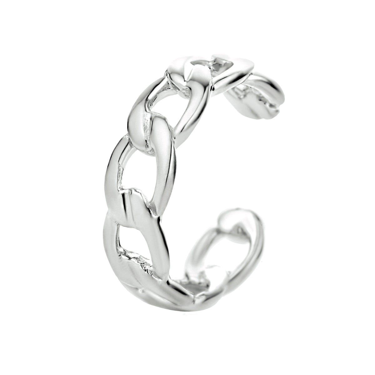 vDam Earcuff Schakel Zilver Gerhodineerd 1334223