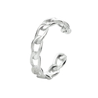 vDam Earcuff Schakel Zilver Gerhodineerd 1334224