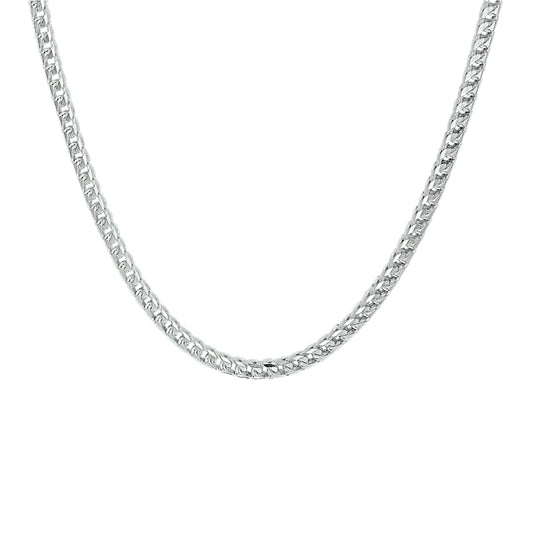 vDam Gourmette 3,0 Mm Zilver Gerhodineerd 1337479