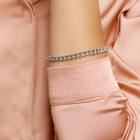 vDam Gourmette 7,1 Mm Zilver Gerhodineerd 1329184  19cm