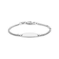 vDam Graveerarmband 11 - 13 Cm Zilver Wit 1021940