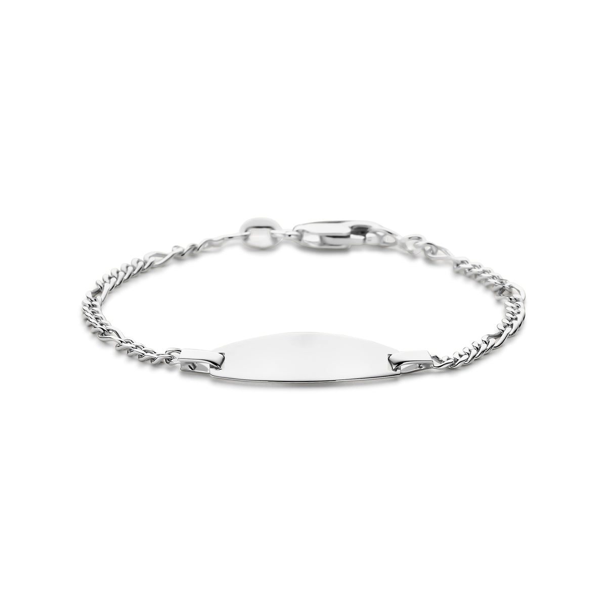 vDam Graveerarmband 11 - 13 Cm Zilver Wit 1021941