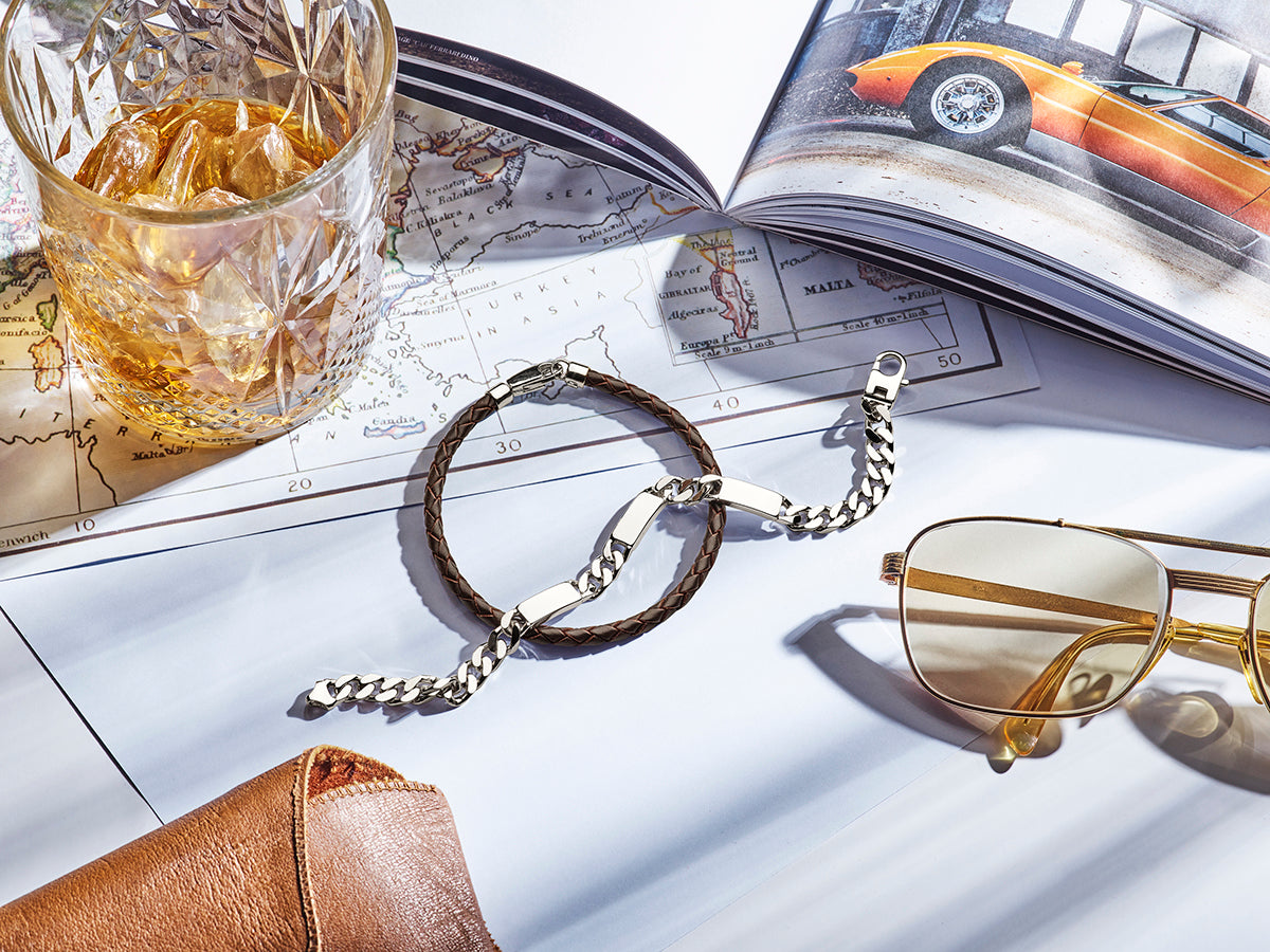 vDam Graveerarmband Gourmette 6-zijdes Geslepen Plaat 5,0 Mm Zilver Gerhodineerd 1332225  20cm