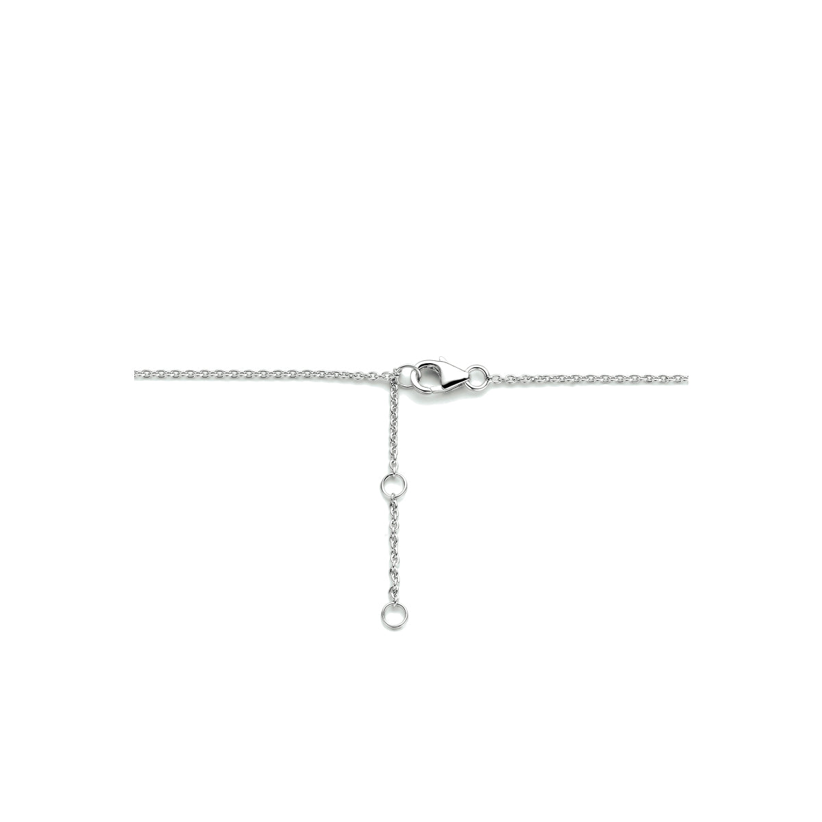 vDam Graveercollier Ovaal 40cm - 42 - 44 Cm Zilver Gerhodineerd 1333176  40cm