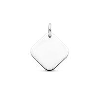 vDam Graveerhanger 15 Mm Zilver Gerhodineerd 1340756