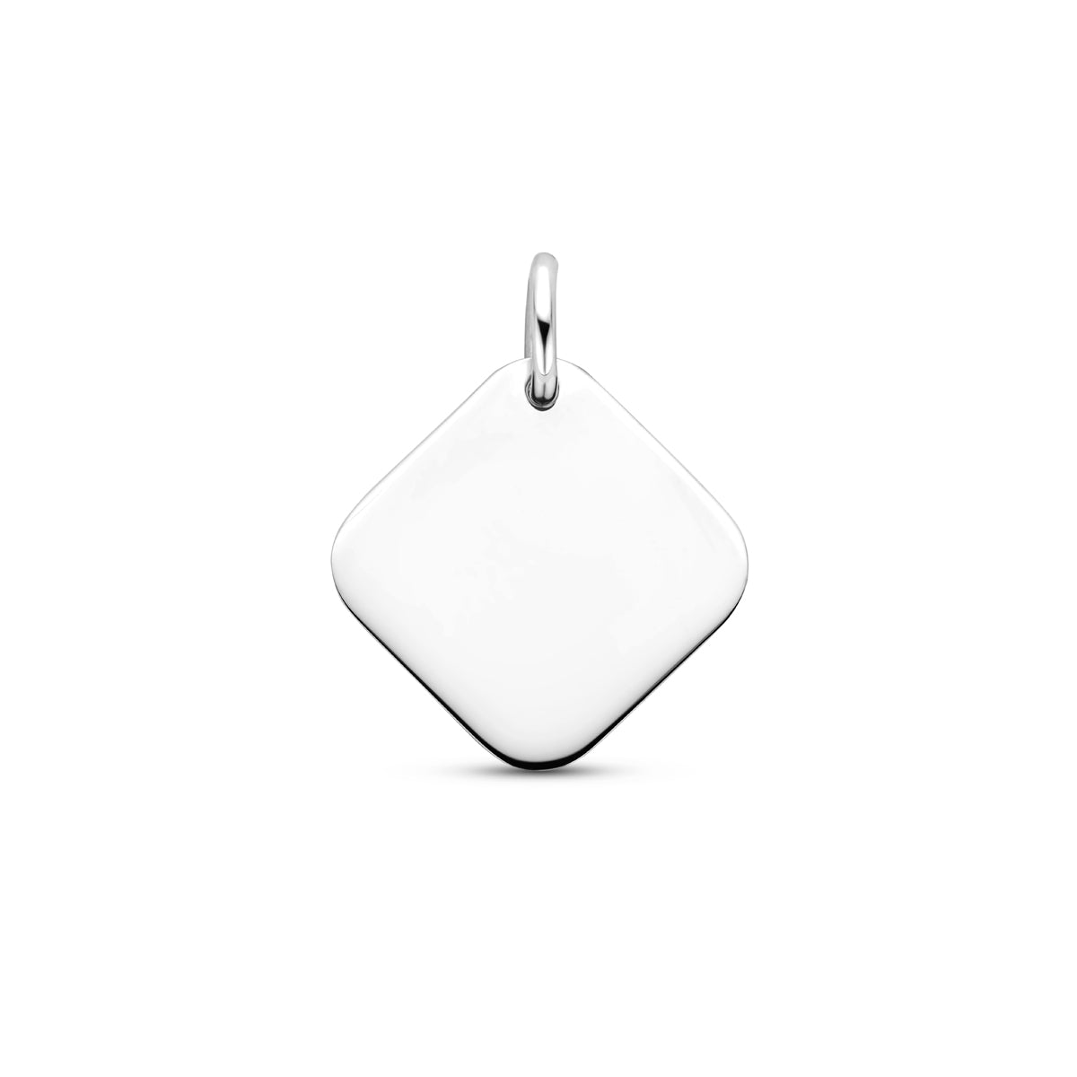 vDam Graveerhanger 15 Mm Zilver Gerhodineerd 1340756