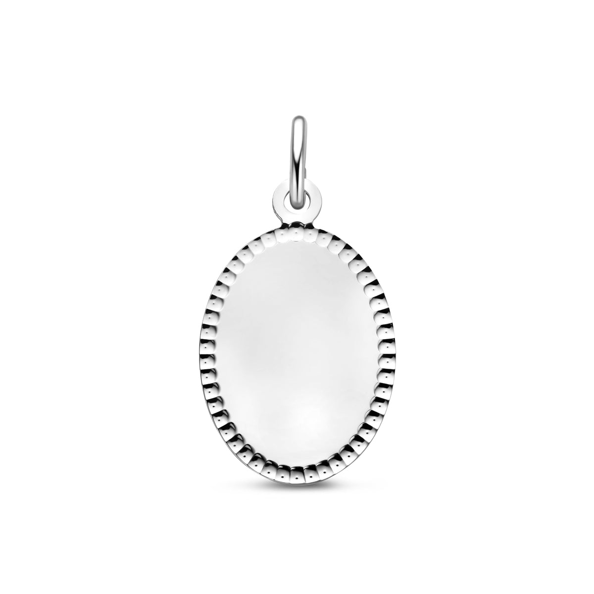 vDam Graveerhanger 26 Mm Zilver Gerhodineerd 1341733