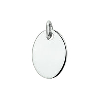 vDam Graveerhanger Ovaal Zilver Gerhodineerd 1326329
