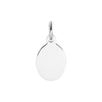 vDam Graveerhanger Ovaal Zilver Gerhodineerd 1333357