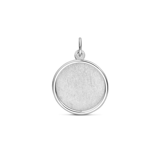 vDam Graveerhanger Poli/ijsmat 16 Mm Zilver Gerhodineerd 1340473