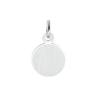 vDam Graveerhanger Rond Gediamanteerd Zilver Gerhodineerd 1333352