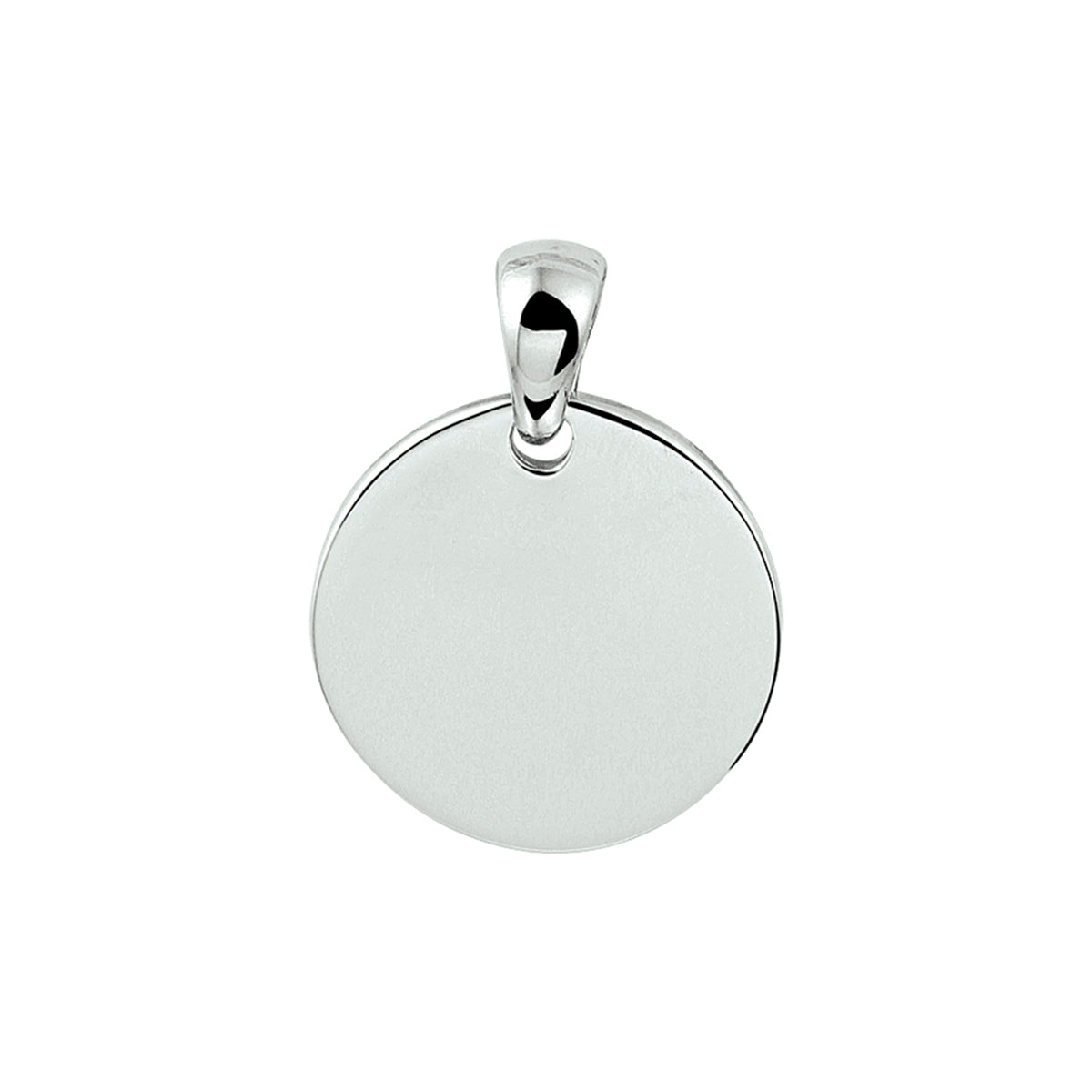 vDam Graveerhanger Rond Zilver Gerhodineerd 1328607