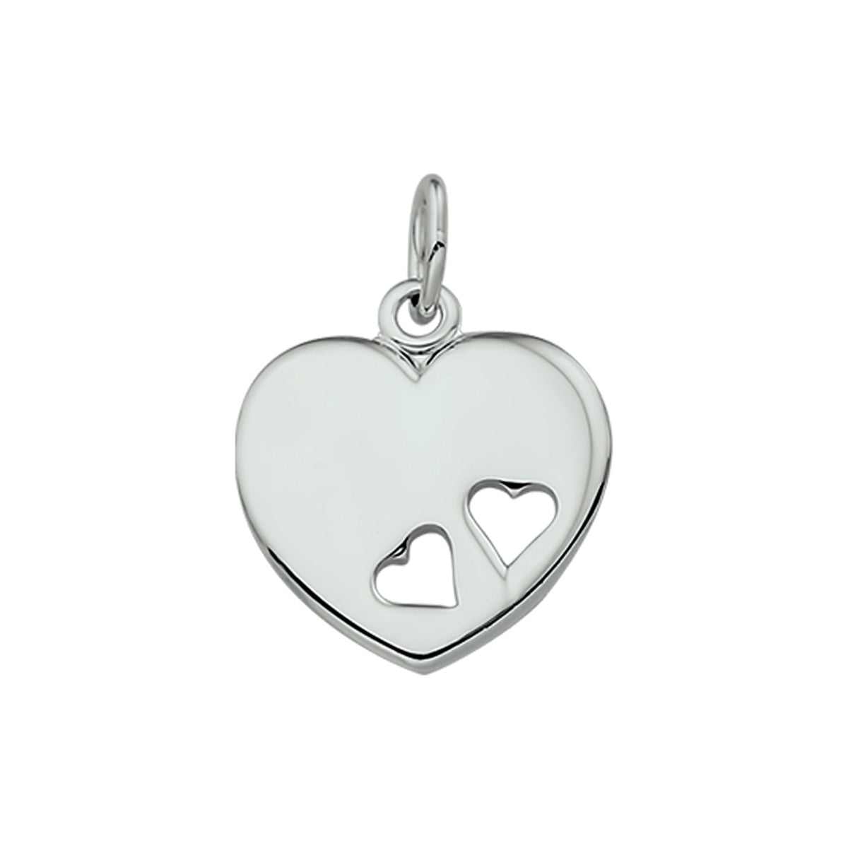 vDam Graveerhartje Gestanste Hartjes Zilver Gerhodineerd 1329800