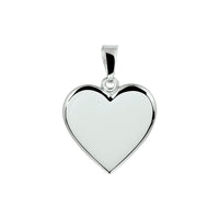 vDam Graveerhartje Zilver Gerhodineerd 1328137