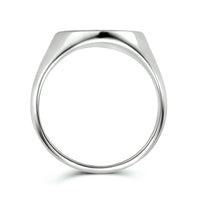 vDam Graveerring Ovaal Zilver Gerhodineerd 1334860 Maat 16