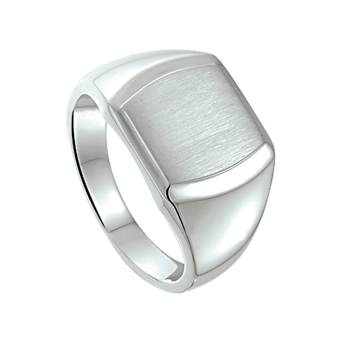 vDam Graveerring Poli/mat Zilver Gerhodineerd 1337921