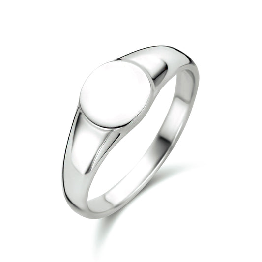 vDam Graveerring Rond Zilver Gerhodineerd 1334269