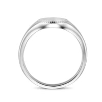 vDam Graveerring Rondje Zilver Gerhodineerd 1336173 Maat 18½