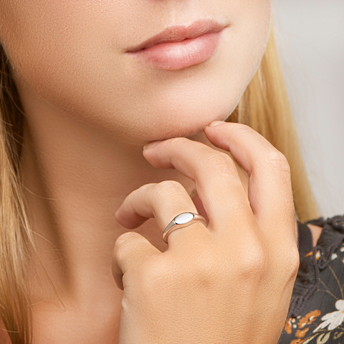 vDam Graveerring Zilver Gerhodineerd 1330223 Maat 18½