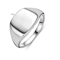 vDam Graveerring Zilver Gerhodineerd 1340511 Maat 17¼