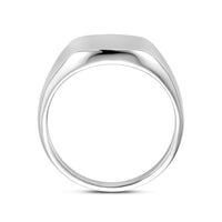 vDam Graveerring Zilver Gerhodineerd 1340511 Maat 17¼