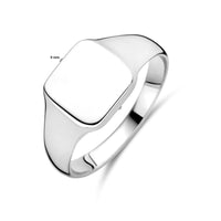 vDam Graveerring Zilver Gerhodineerd 1340762 Maat 17¾