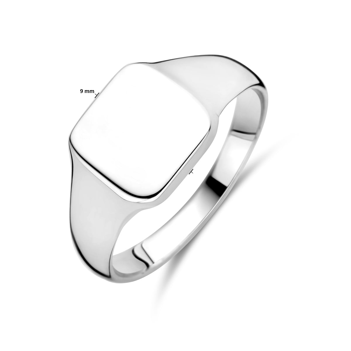 vDam Graveerring Zilver Gerhodineerd 1340764 Maat 19