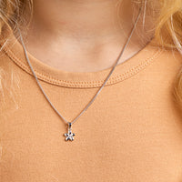 vDam Hanger Bloem Zirkonia Zilver Gerhodineerd 1329202