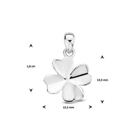 vDam Hanger Klaver Zilver Gerhodineerd 1335482