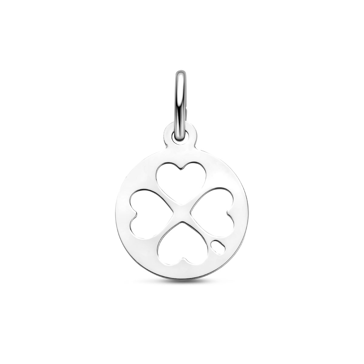 vDam Hanger Klavertjes 19 Mm Zilver Gerhodineerd 1341747