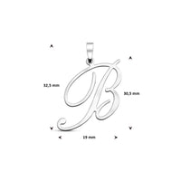 vDam Hanger Letter Zilver Gerhodineerd 1338962
