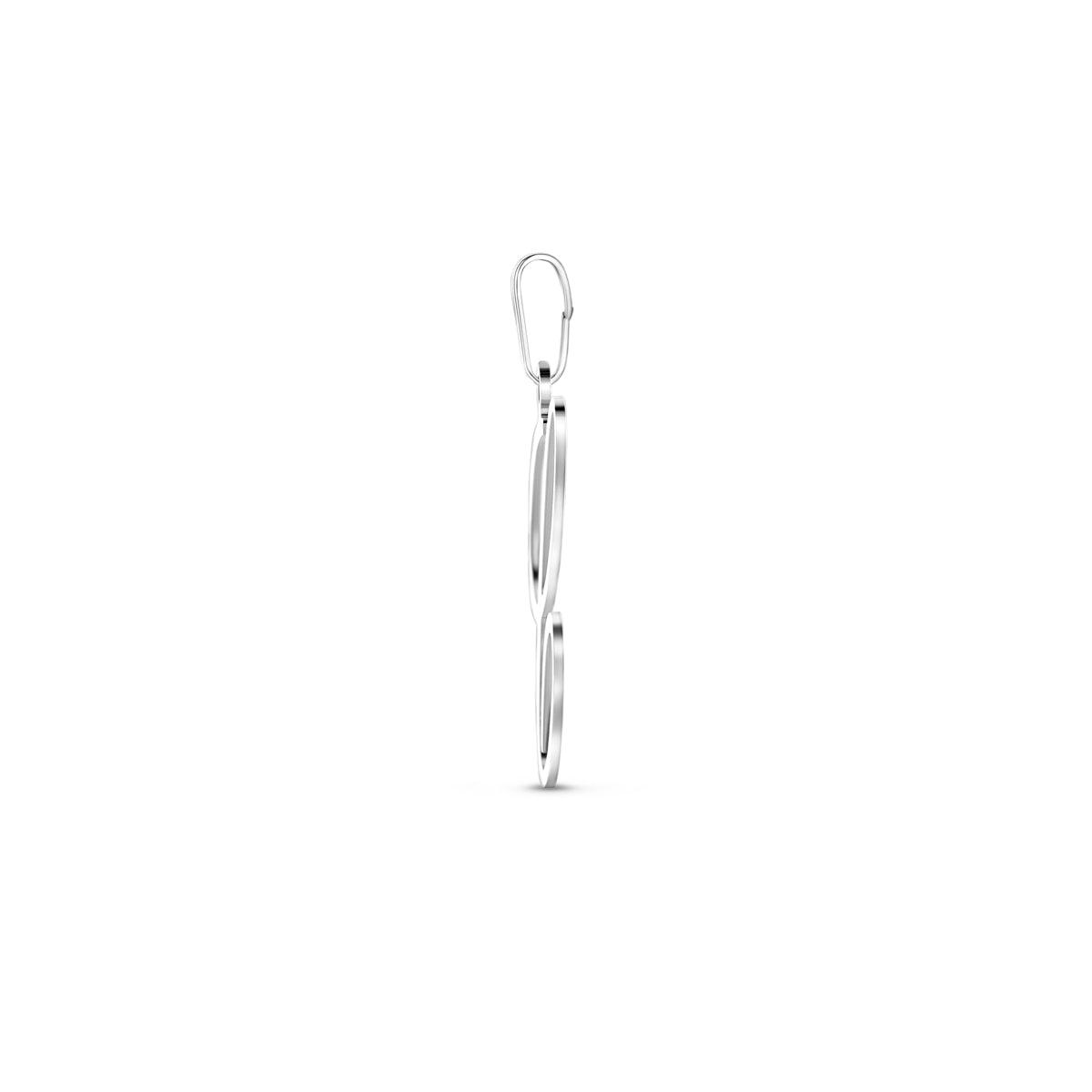vDam Hanger Letter Zilver Gerhodineerd 1338963